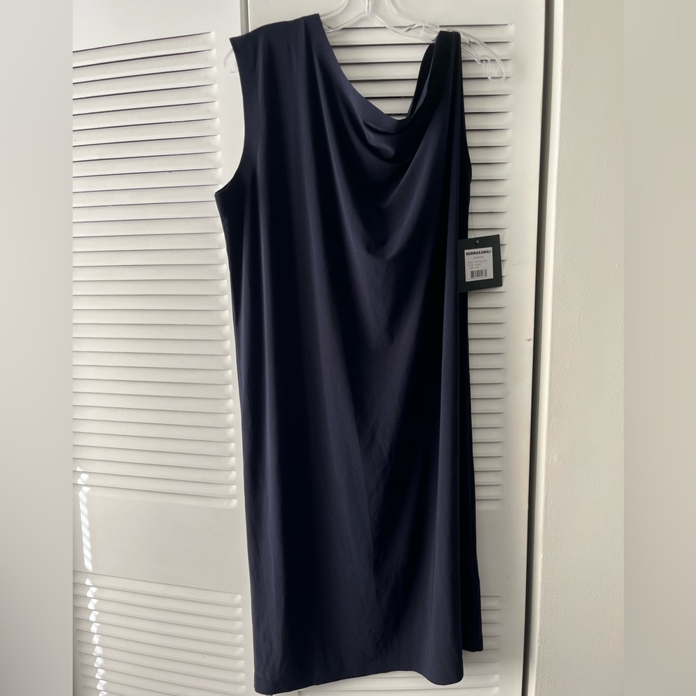 Norma Kamali Sleek Black Gown